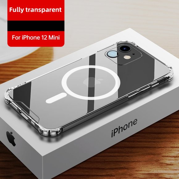 CLEAR MAGSAFE Case For iPhone 12 ProMax Transparent Magnetic Cover - Picture 12 of 13